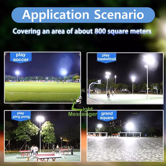 Economia de energia mais potente linear 100W150W 1000W Solar Outdoor 200W Holofote LED para estádio